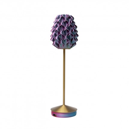 Tafellamp Swirl Sunset goud Kare Design