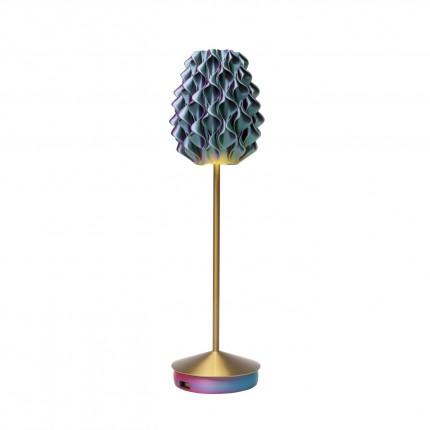 Tafellamp Swirl Sunset goud Kare Design