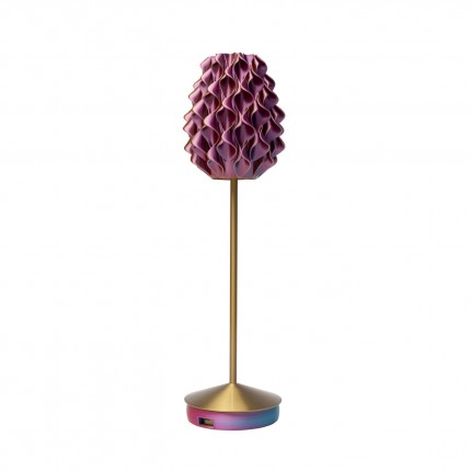 Tafellamp Swirl Gold Sunset Kare Design