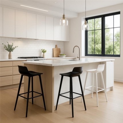 Bar Stool York black Kare Design