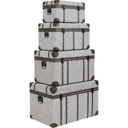 Boxes Espresso (4/Set) Kare Design