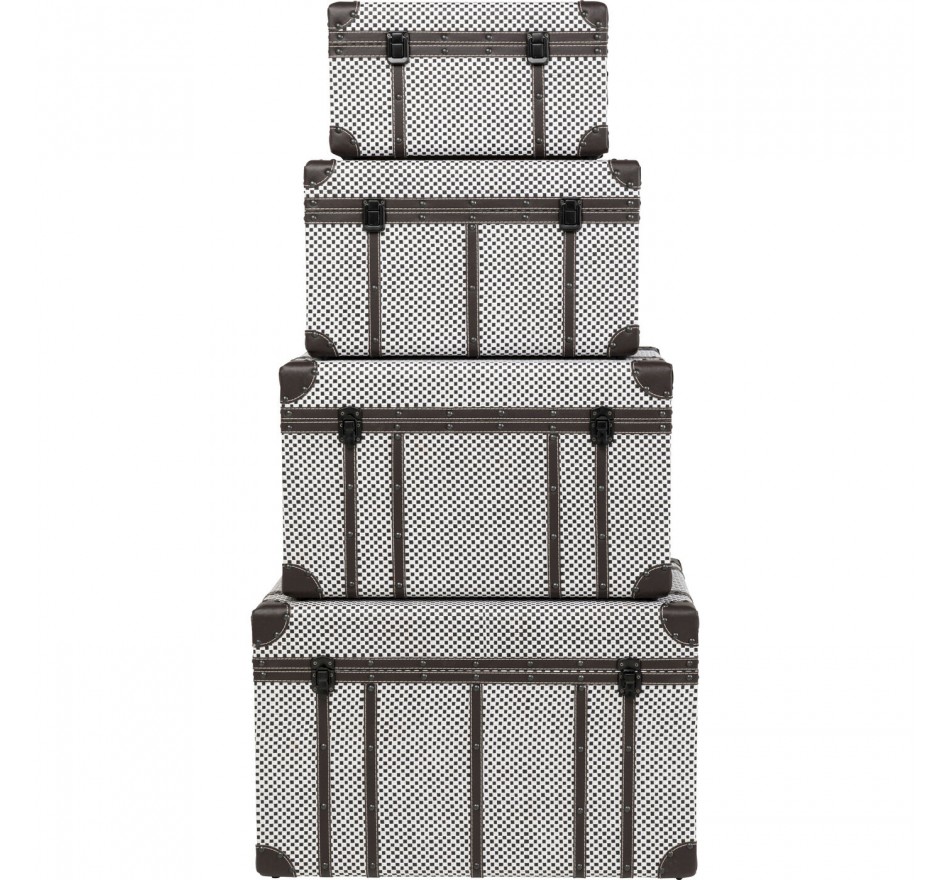 Opberger Espresso (4/Set) Kare Design Opberger Espresso (4/Set) Kare Design
