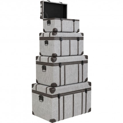 Boxes Espresso (4/Set) Kare Design