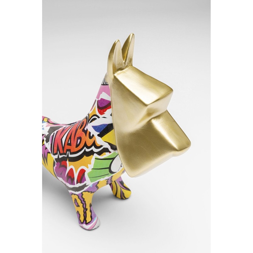 Spaarpot goud graffiti hond Kare Design