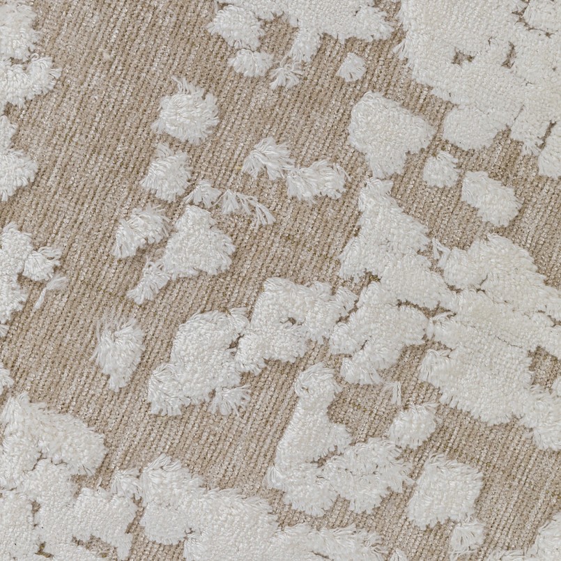 Beige fabric rug - Silja - Kare Design