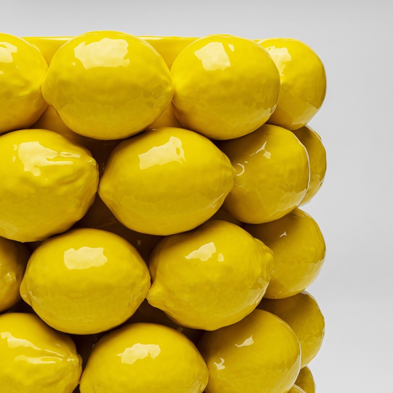 Porcelain lemon vase - Kare Design