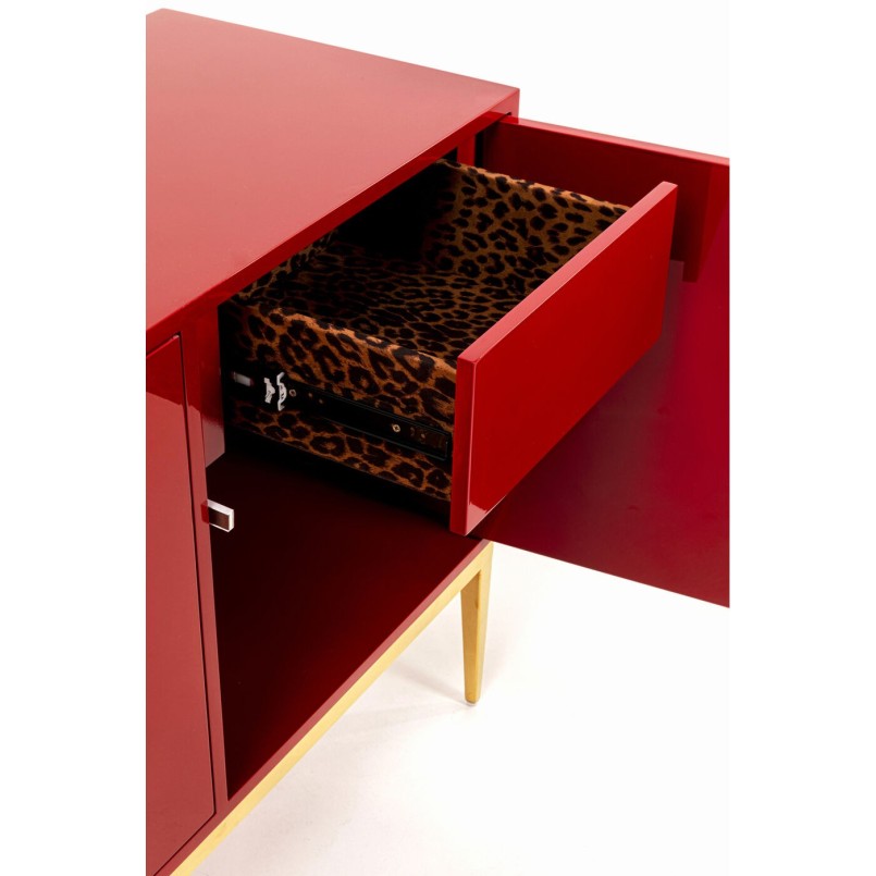 Dressoir Leone rood Kare Design