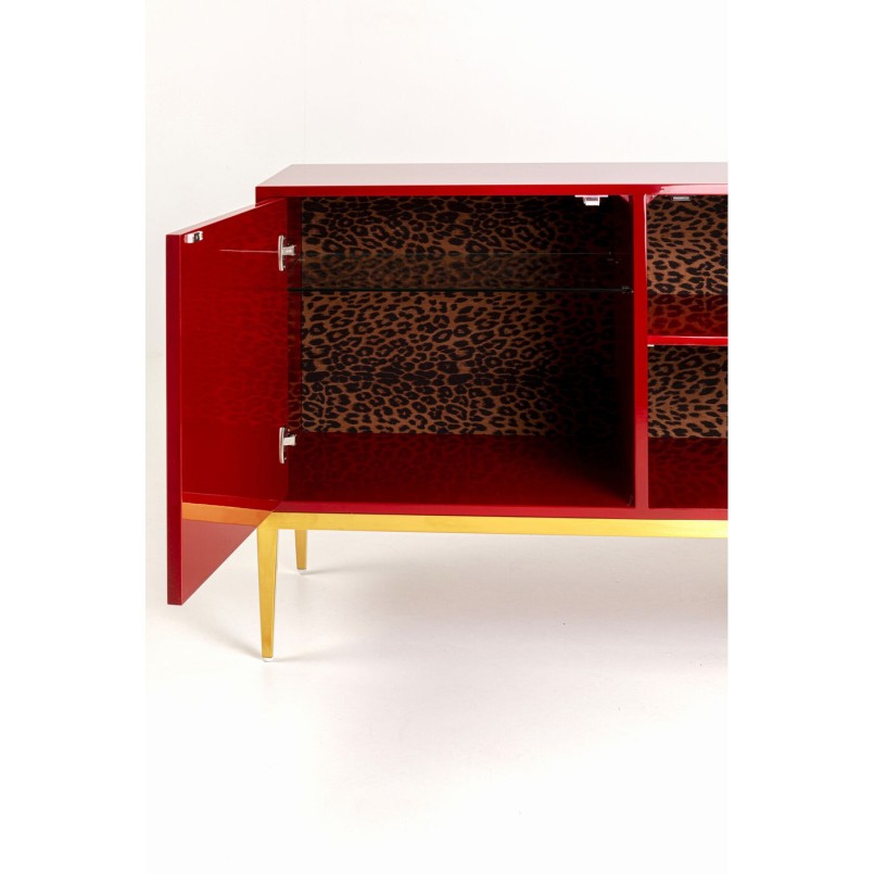 Dressoir Leone rood Kare Design