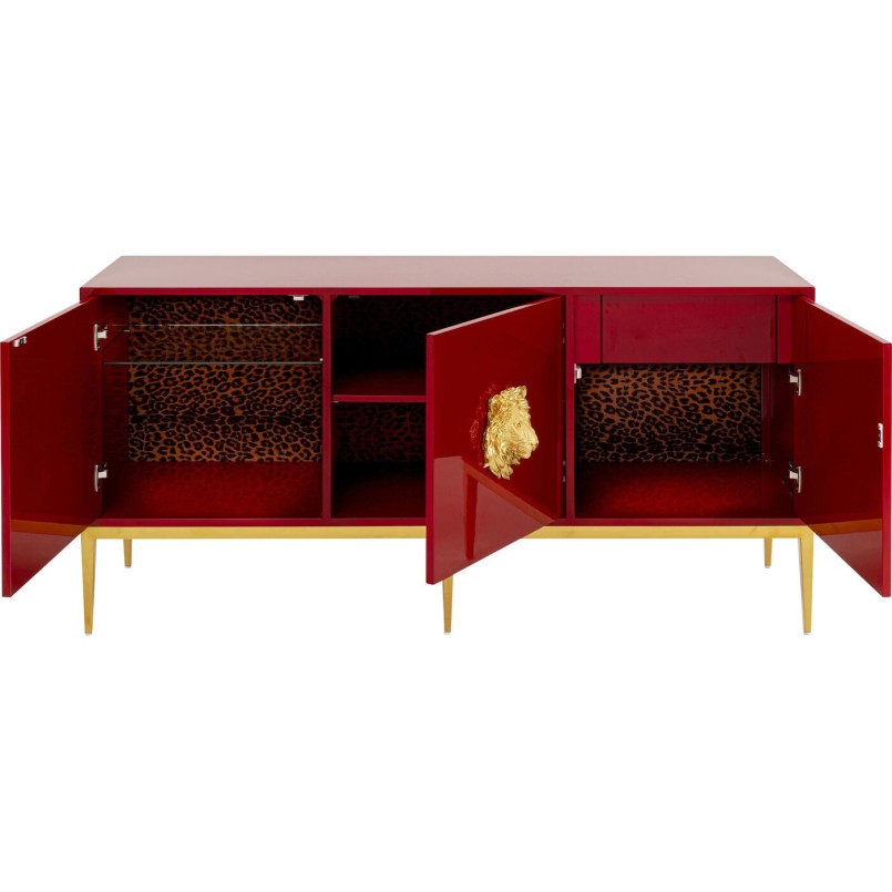 Dressoir Leone rood Kare Design