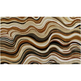 Vloerkleed New Wave 300x200cm bruin Kare Design