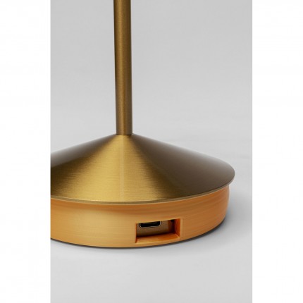 Tafellamp Swirl Gold Sunrise Kare Design