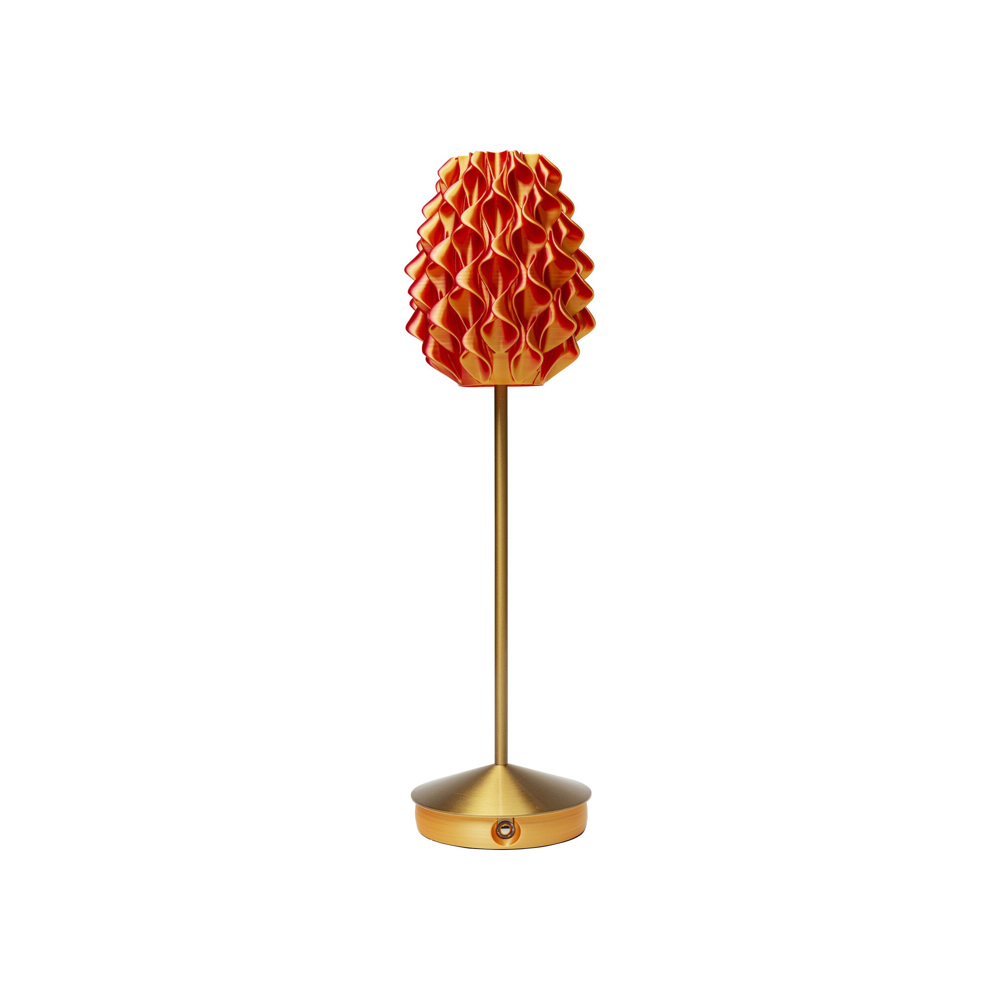 Tafellamp Swirl Gold Sunrise Kare Design
