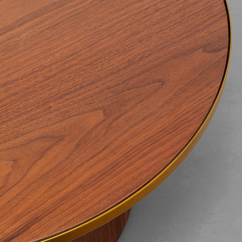 Ronde salontafel in walnoot - Cono - Kare Design