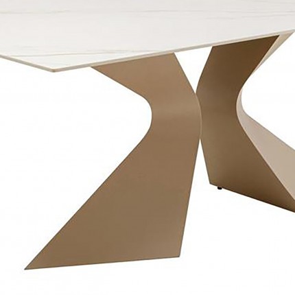 Console Gloria 140x45cm keramiek beige Kare Design