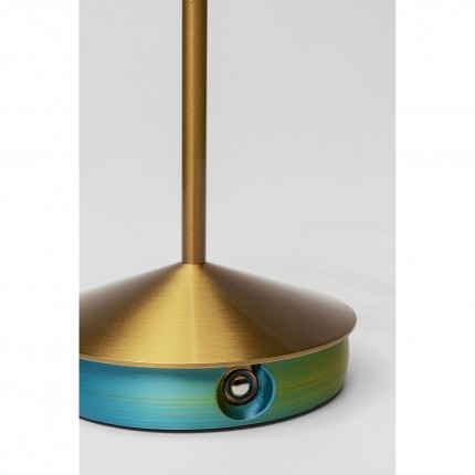 Tafellamp Swirl Gold Sunset Kare Design