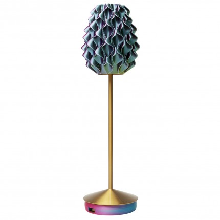 Tafellamp Swirl Sunset goud Kare Design