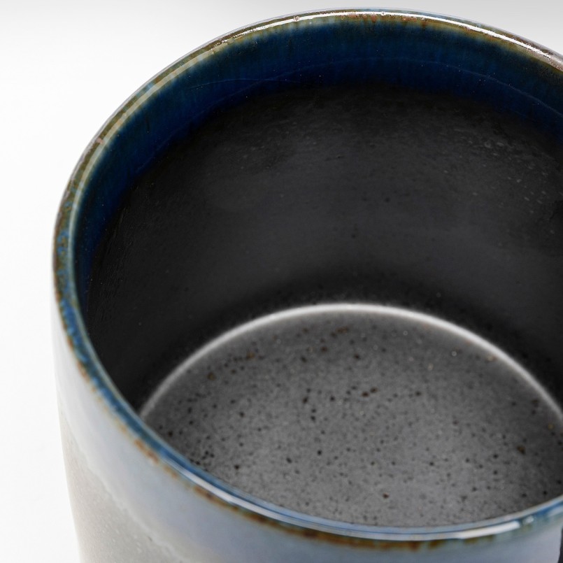 Black earthenware mugs - Kassandra - Kare Design