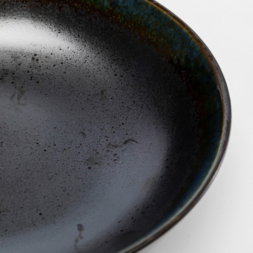 Black earthenware soup plates - Kassandra - Kare Design