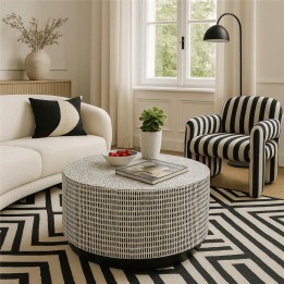 Coffee table Piano Ø76cm Kare Design