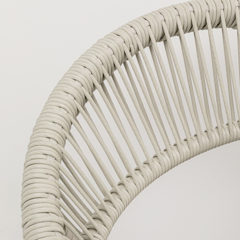 Beige Garden Chair with Armrests - Palma - Kare Design