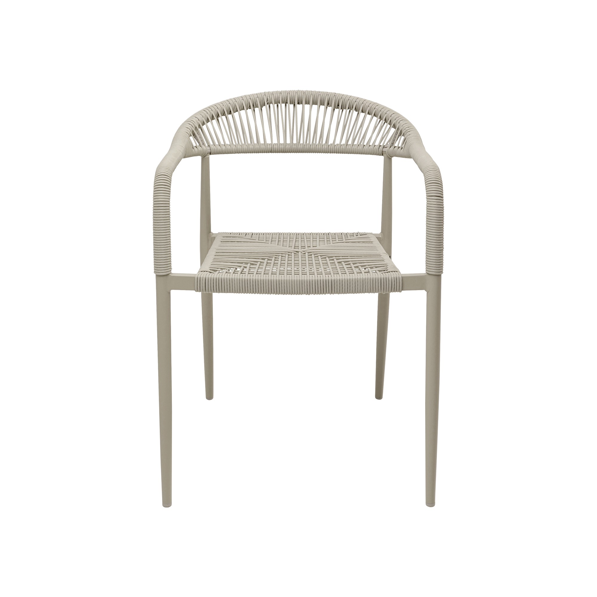 Tuinstoel met armleuningen Palma beige Kare Design
