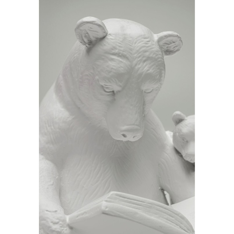Figurine décorative Reading Bears greige