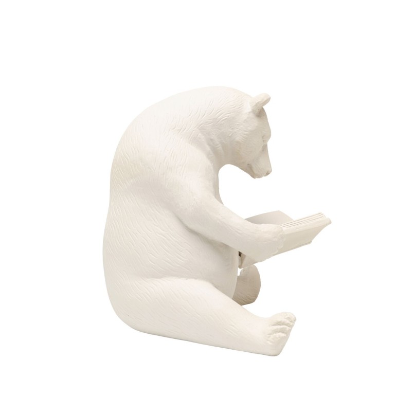 Figurine décorative Reading Bears greige