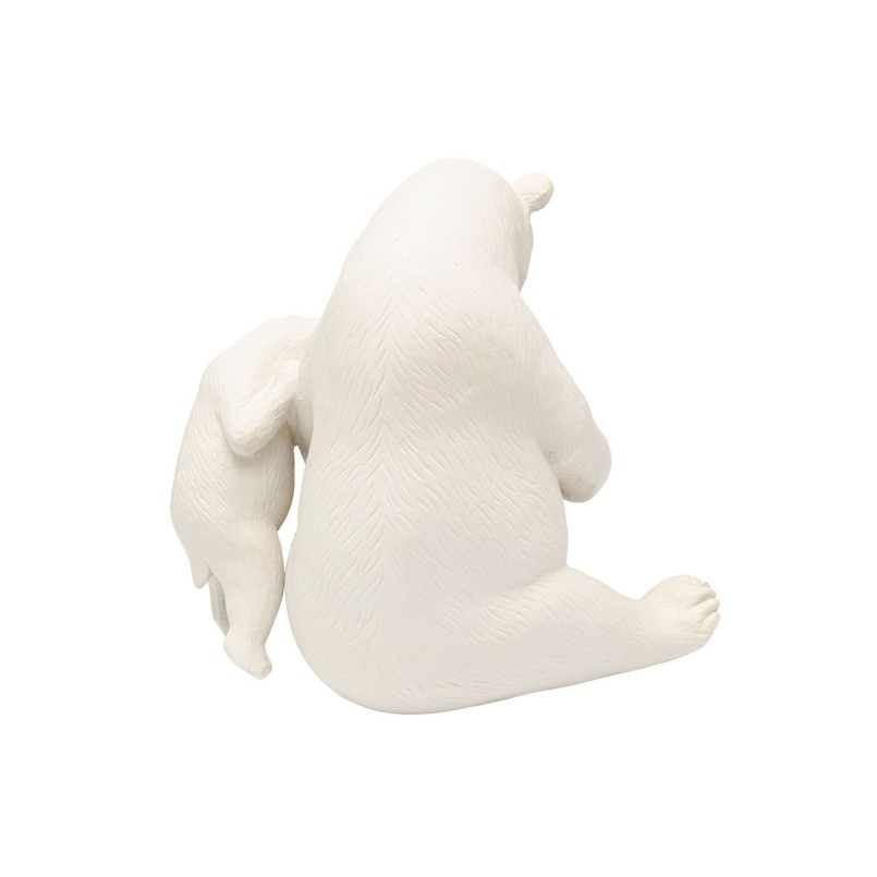 Figurine décorative Reading Bears greige