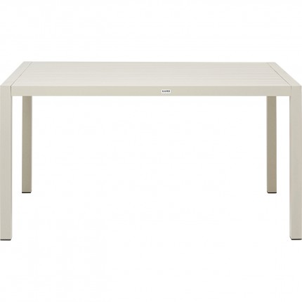 Tuintafel Madagascar 140x80cm beige Kare Design