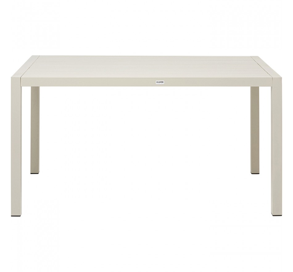 Tuintafel Madagascar 140x80cm beige Kare Design