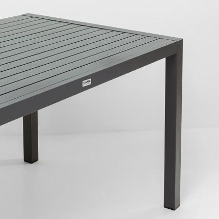 Tuintafel Madagascar 140x80cm zwart Kare Design