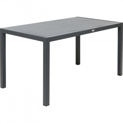 Tuintafel Madagascar 140x80cm zwart Kare Design