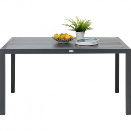 Tuintafel Madagascar 140x80cm zwart Kare Design