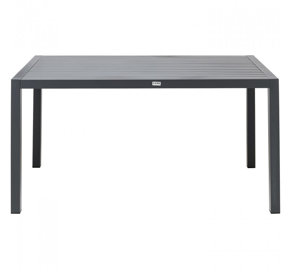 Tuintafel Madagascar 140x80cm zwart Kare Design Tuintafel Madagascar 140x80cm zwart Kare Design