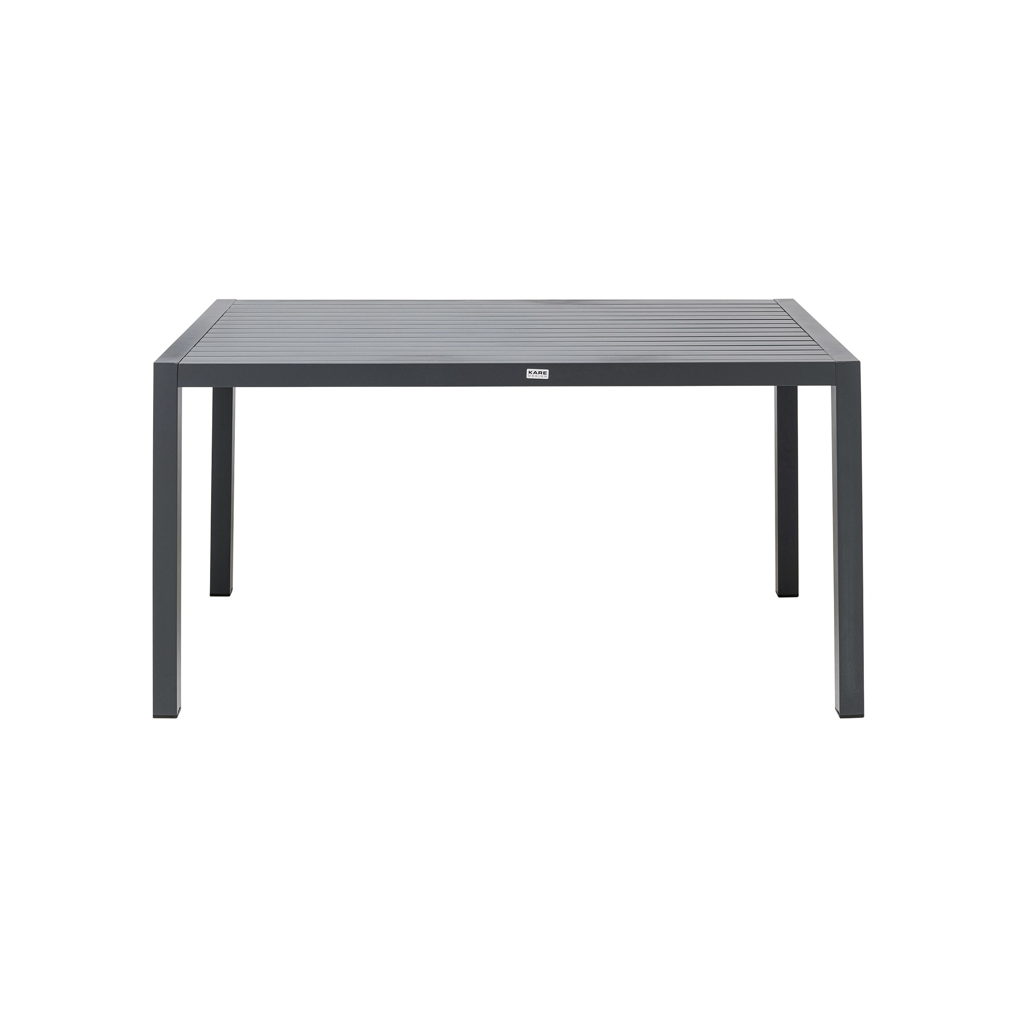 Tuintafel Madagascar 140x80cm zwart Kare Design