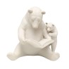 Woonaccessoires lezende beren beige Kare Design