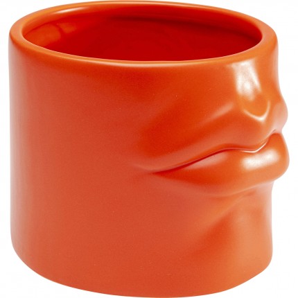 Vase Labbra 12cm orange Kare Design