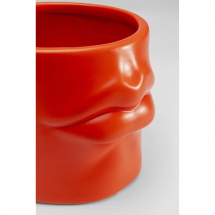 Vase Labbra 12cm orange Kare Design Vase Labbra 12cm orange Kare Design