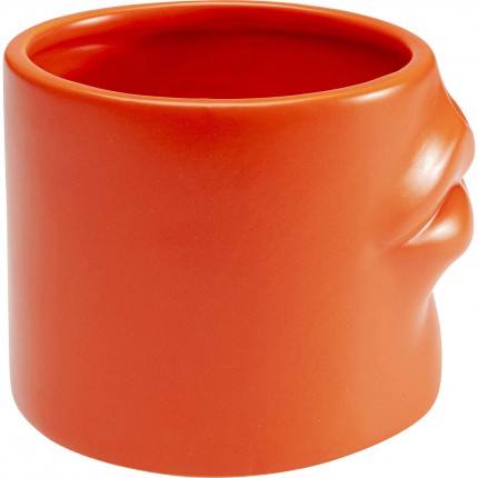Vase Labbra 12cm orange Kare Design