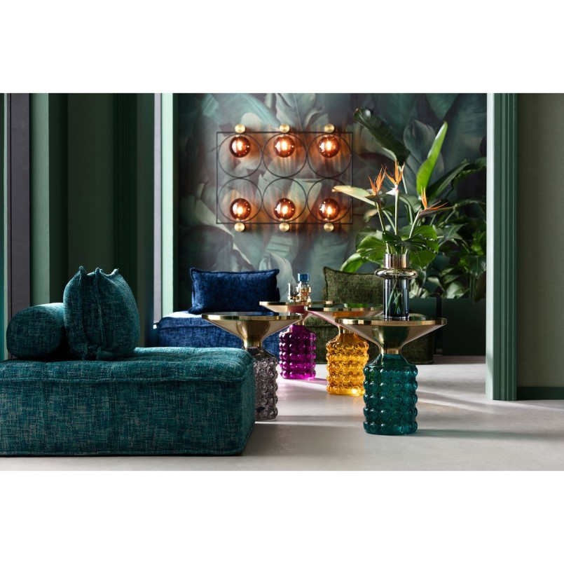 Table d appoint  Lola violet Ø50cm