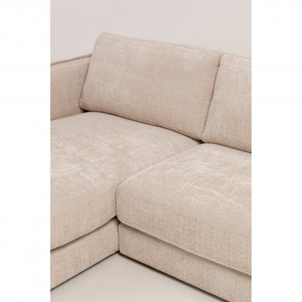 Corner Sofa Karma left cream Kare Design