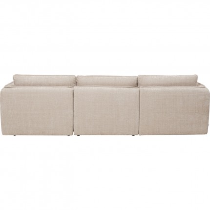 Corner Sofa Karma left cream Kare Design