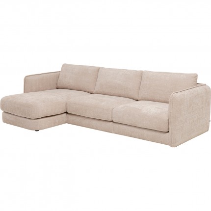 Corner Sofa Karma left cream Kare Design
