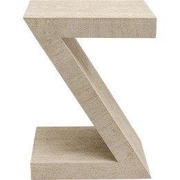 Table d appoint Luxury Z Travertine 60cm