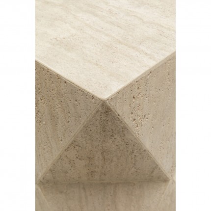 Side Table Travertino Triangle Kare Design
