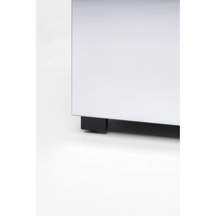Bijzettafel Luxury 45x45cm zilver 1 lades Kare Design