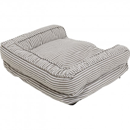 Bed huisdieren Stripes grijs Kare Design