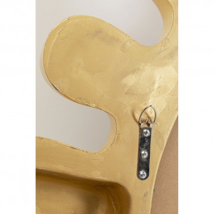 Spiegel Giant Drop 122x111cm goud Kare Design