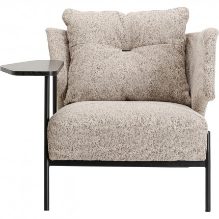 Fauteuil Taylor beige Kare Design Fauteuil Taylor beige Kare Design