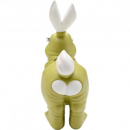 Spaarpot sexy konijn 21cm groen Kare Design